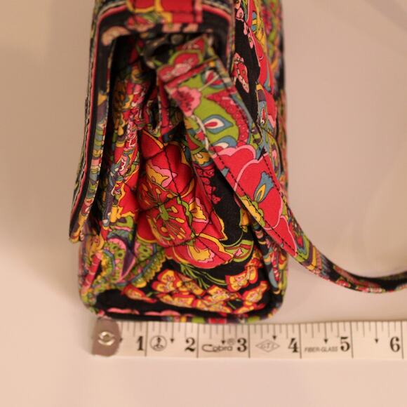 Vera Bradley Julia Turn Lock Satchel Purse & Wallet, Parisian Paisley Pattern - Picture 7 of 16